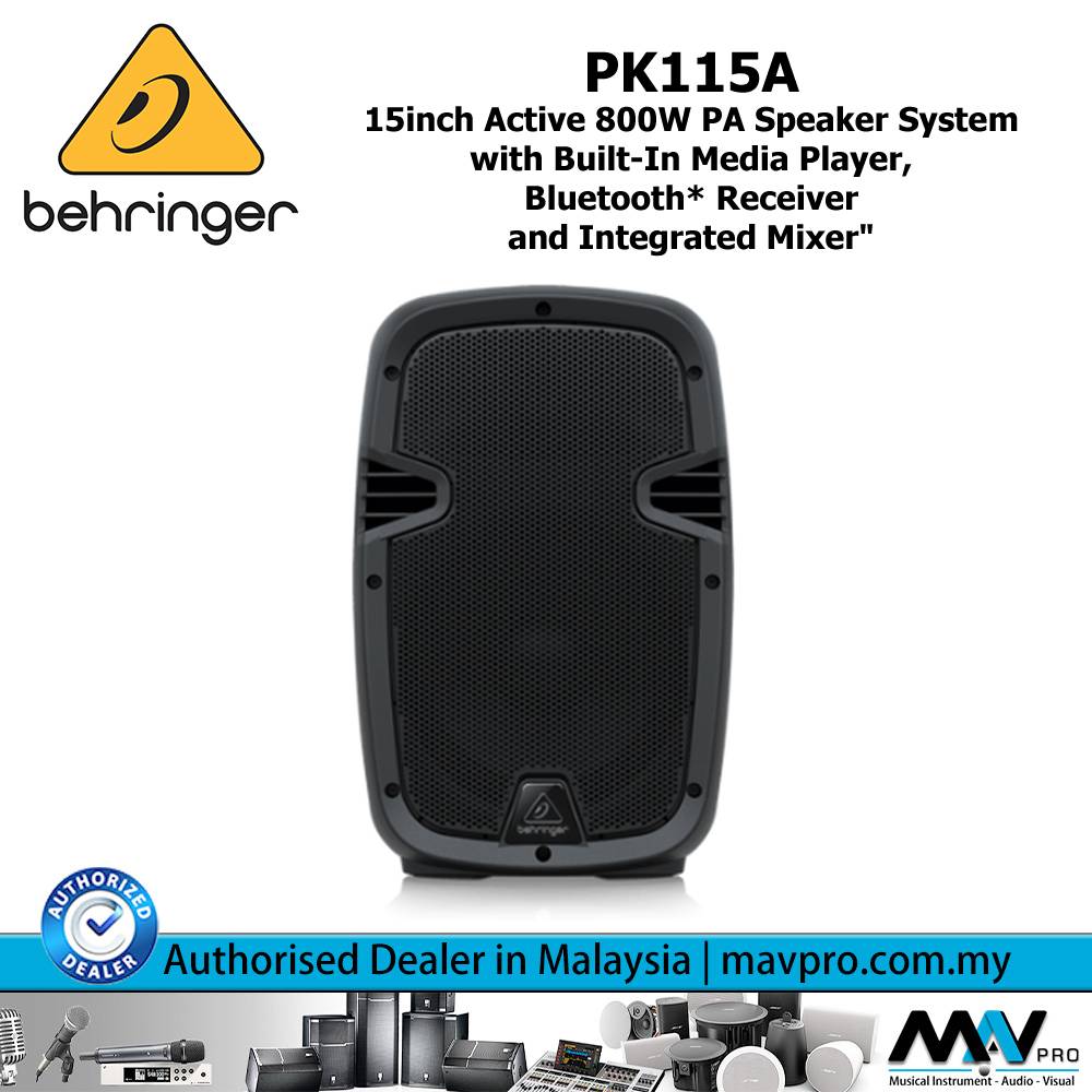 Behringer PK115A 15inch Active 800W PA Speaker System with BuiltIn